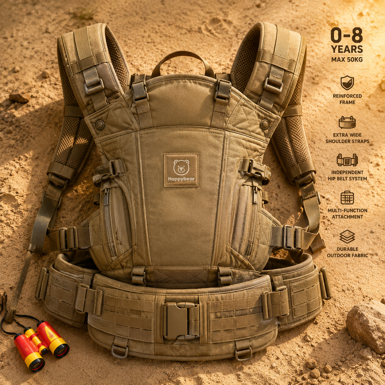 Explorer Big Kid Carrier in Adventure Khaki